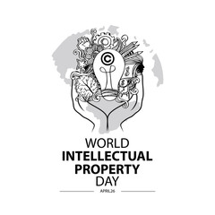  World Intellectual Property Day concept. April 26.