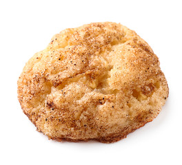 Tasty cookie on white background