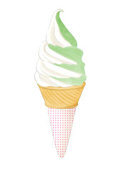 ミックスソフトクリーム