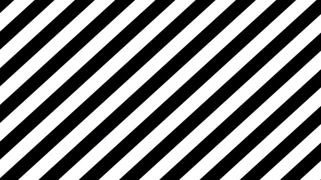 Black and white lines pattern on a background 4K, seamless loop.