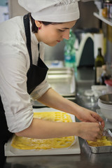 A cook in the kitchen