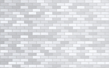 Light gray and white brick material texture retro wall background