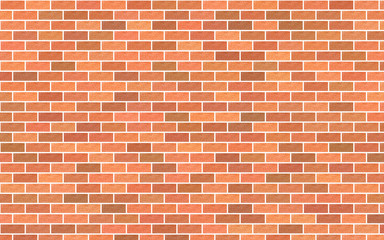 Light red and brown brick material texture retro wall background