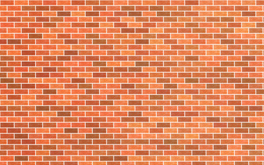 Light red and brown brick material texture retro wall background