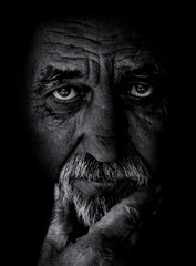 Senior man portrait - 257428718