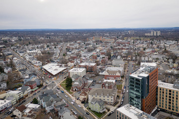 Fototapeta premium Aerial View of New Brunswick New Jersey