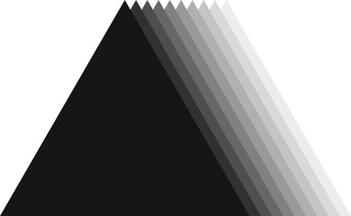 grayscale triangles