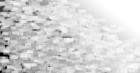 white gradient color rectangle bricks abstract background