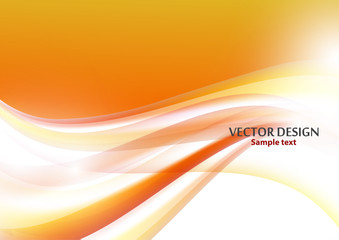 Modern abstract background with bright wavy lines.