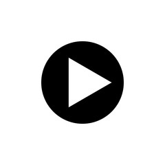 play Icon vector. Play button vector icon