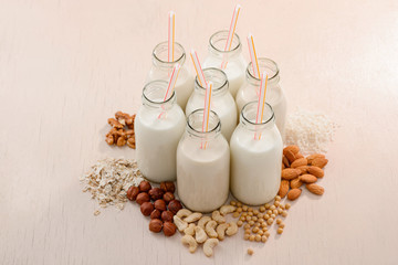 Dairy-free milk and natural ingredients