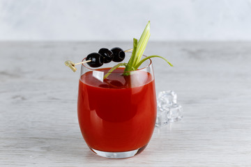 Bloody mary cocktail