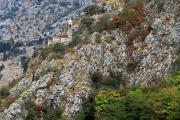 Fototapeta na wymiar Church of Our Lady of Health , Kotor, Bay of Kotor, Boka Kotorska, Montenegro 
