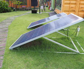 Solar energy panels eco power