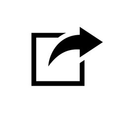 share icon vector. Share vector icon