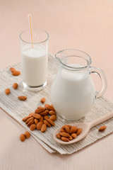 Fresh almond milk