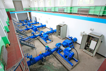 Water supply pump station of mechanical equipment