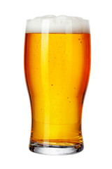 mug of beer isolated on white background