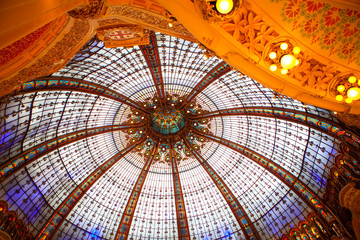 Galeries Lafayette Cupola in Paris