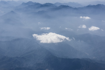 layers of the mountain landscape