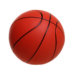 Basketball toy isolated on a white