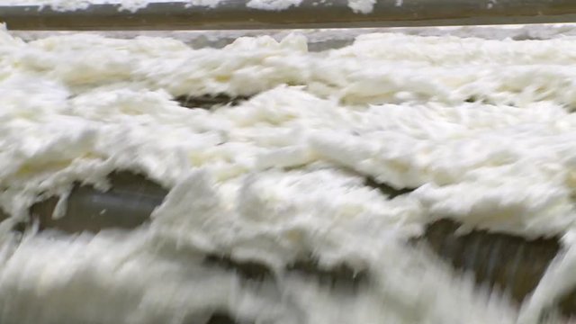 Pulp production. Washing and bleaching of wood pulp.  Production of offset white paper. 