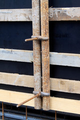 steel pipe fasteners and plank