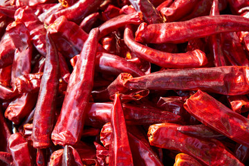 Sun dried red pepper                               