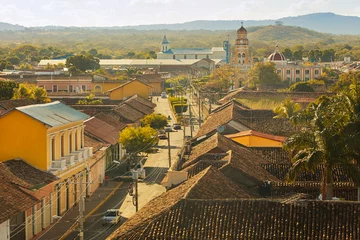 Foto op Aluminium Colonial town in Nicaragua Granada  © pop_gino