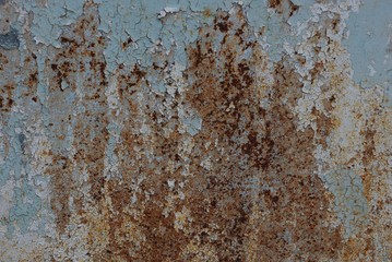 gray brown metal texture from rusty old rubbed wall