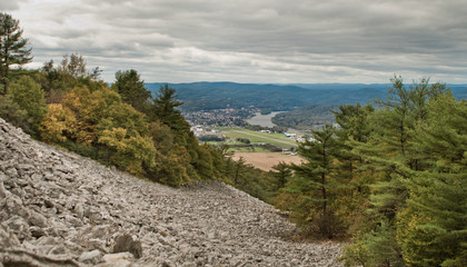 Rocks Pennsylvania rattlesnake territory Field Mountain explore hiking