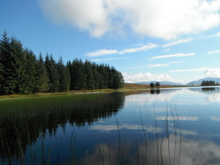 Fototapeta na wymiar Loch in Scotland