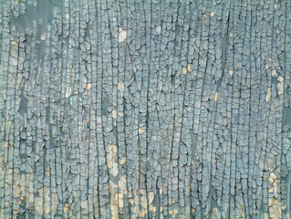 blue weathered painted wood