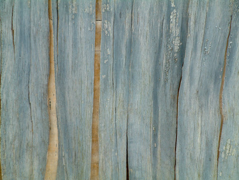 Blue Weathered Painted Wood