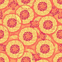 Abstract Ikat and boho style handcraft fabric pattern. Traditional Ethnic design for clothing and textile background, carpet or wallpaper