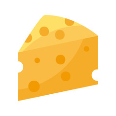 delicious cheese isolated icon