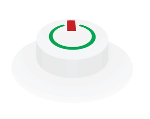 On off button. vector illustration