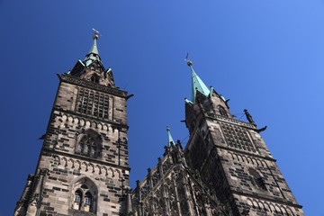 Fototapeta na wymiar Nuremberg city, Germany