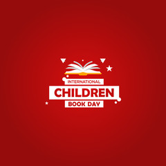 International Children's Book Day Vector Design