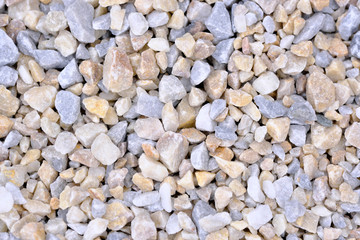 Decorative stone construction crumb
