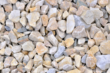 Decorative stone construction crumb