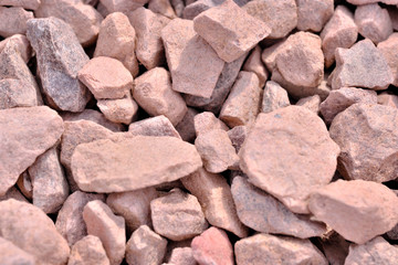 Decorative stone construction crumb