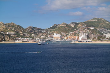 Fototapeta na wymiar Shore View of Cabo San Lucas, Mexico