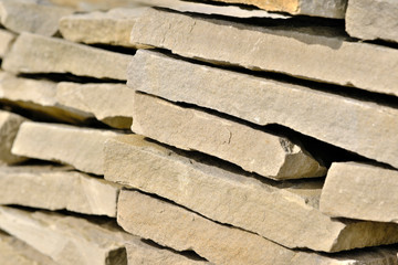 Decorative stone building boards