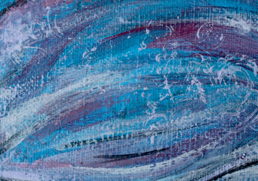 Abstract texture in blue tones for decoration. Artistic background © Ingblazh