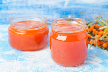natural, organic sea buckthorn jam