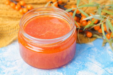 natural, organic sea buckthorn jam