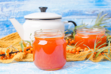 natural, organic sea buckthorn jam