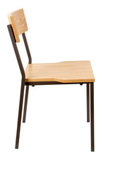 School chair isolated on white