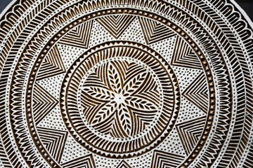 Mandala Wooden blocks for making patterns on fabric